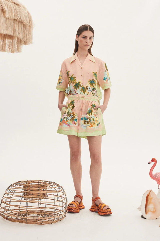 Alemais Mermaid Point Shirt and Shorts Set - 12 / Print - Outfit Sets