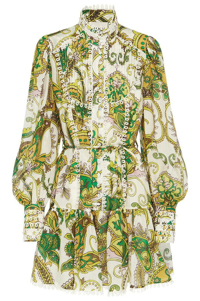 Alemais Octavia Mini Dress Size 8 - 8 / Multi - Dresses