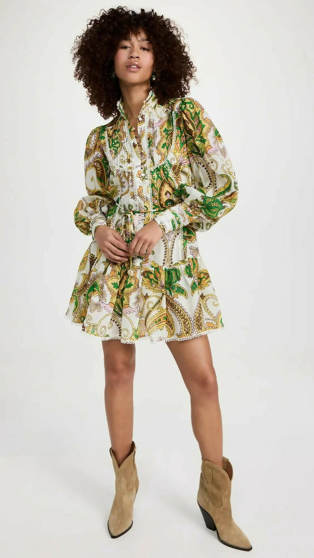Alemais Octavia Mini Dress Size 8 - 8 / Multi - Dresses