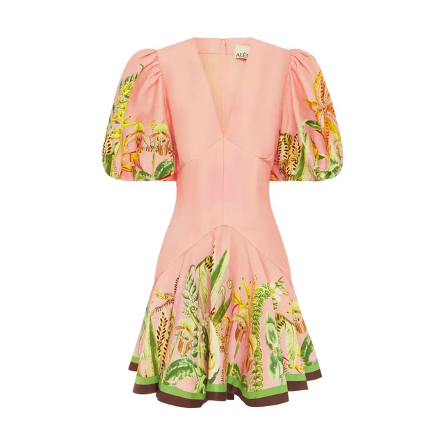 Alemais Papaya Mini Dress Pink Size 10 & 14 - Dresses