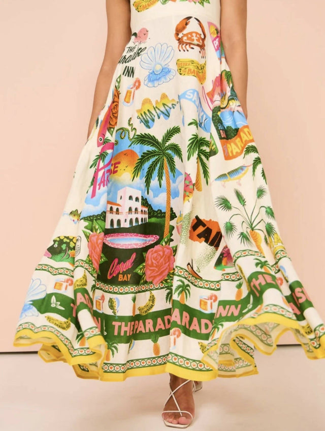Alemais Paradiso Linen Sundress - Dresses