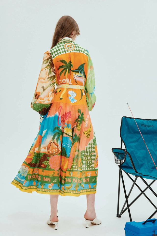 Alemais Paradiso Shirt Dress in Multi Size 14 - 14 / Multi - Dresses