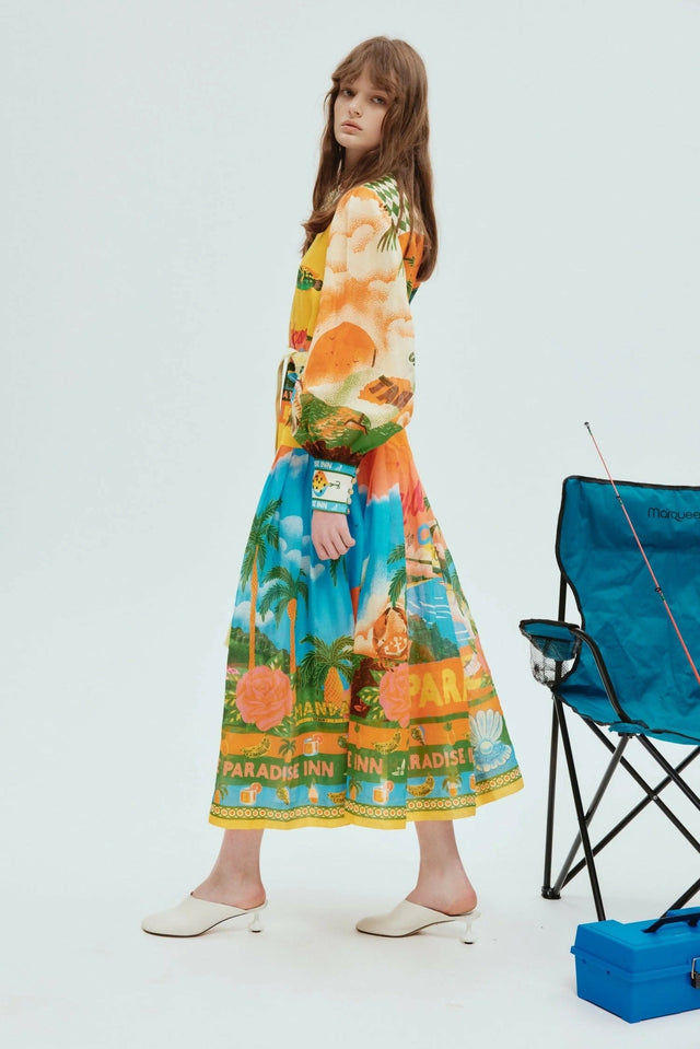 Alemais Paradiso Shirt Dress in Multi Size 14 - 14 / Multi - Dresses