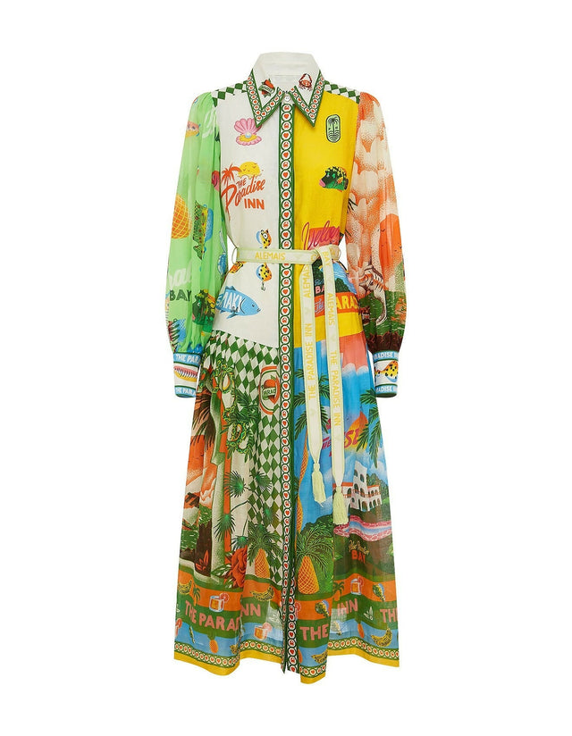 Alemais Paradiso Shirtdress Size AU 10 - 10 / Multi - Dresses