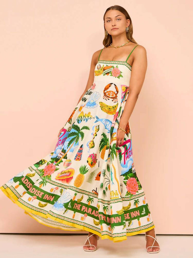 Alemais Paradiso Sundress Size 10 - 10 - Dresses