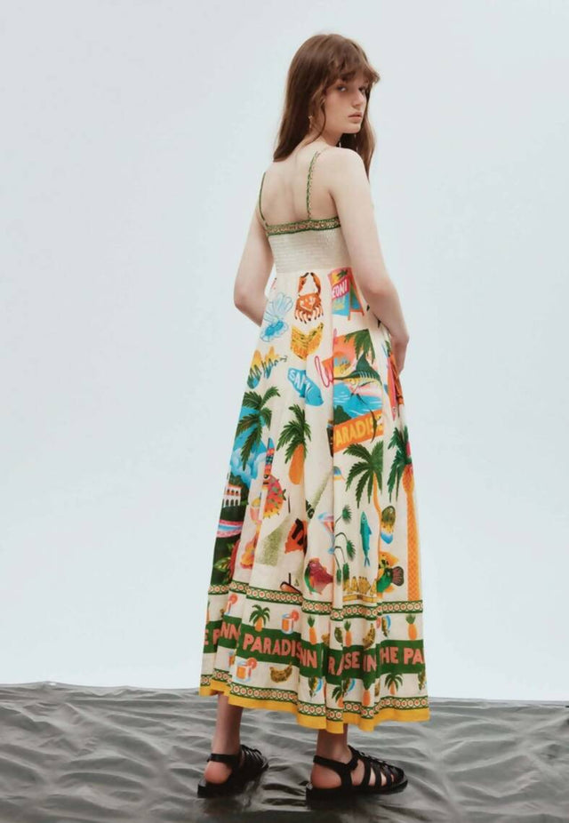 Alemais Paradiso Sundress / Size 10 - 10 / Multi - Dresses