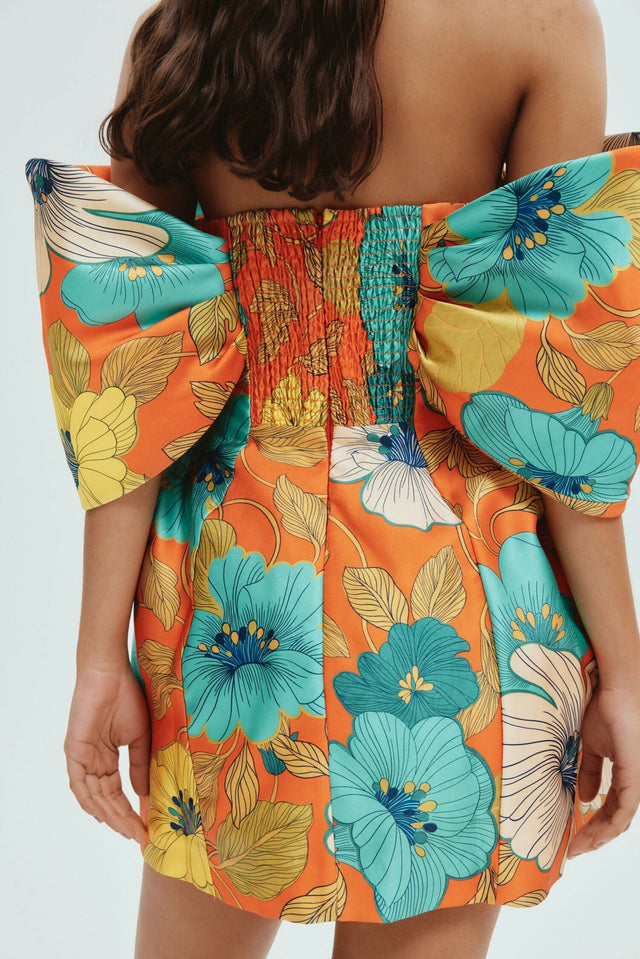 Alemais Piato Sculpted Mini Dress - 14 / Multi - Dresses
