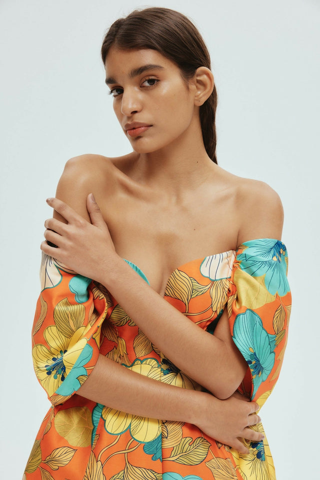 Alemais Piato Sculpted Mini Dress - 14 / Multi - Dresses