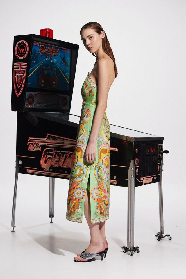 Alemais Pinball Bodice Dress Print Size 8 - Dresses