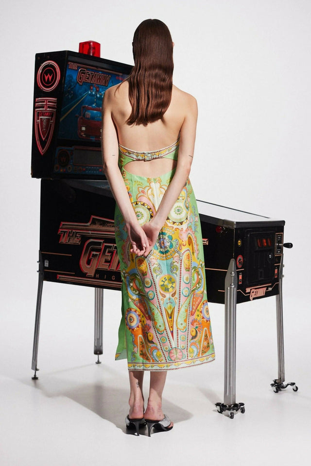 Alemais Pinball Bodice Dress Print Size 8 - Dresses
