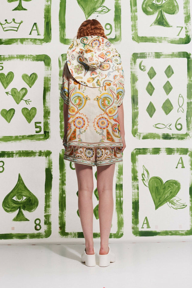 Alemais Pinball Linen Shirt and Short Set - Outfit Sets