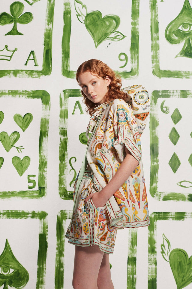 Alemais Pinball Linen Shirt and Short Set - Outfit Sets