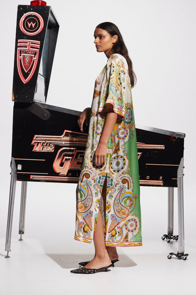 Alemais Pinball Midi Dress Multi Size 14 & 16 - Dresses