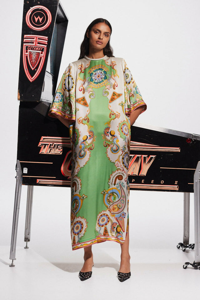 Alemais Pinball Midi Dress Multi Size 14 & 16 - Dresses