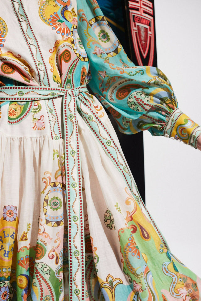 Alemais Pinball Shirtdress - 12 / Multi - Dresses