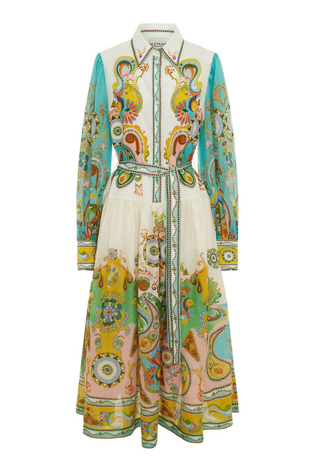Alemais Pinball Shirtdress - 12 / Multi - Dresses