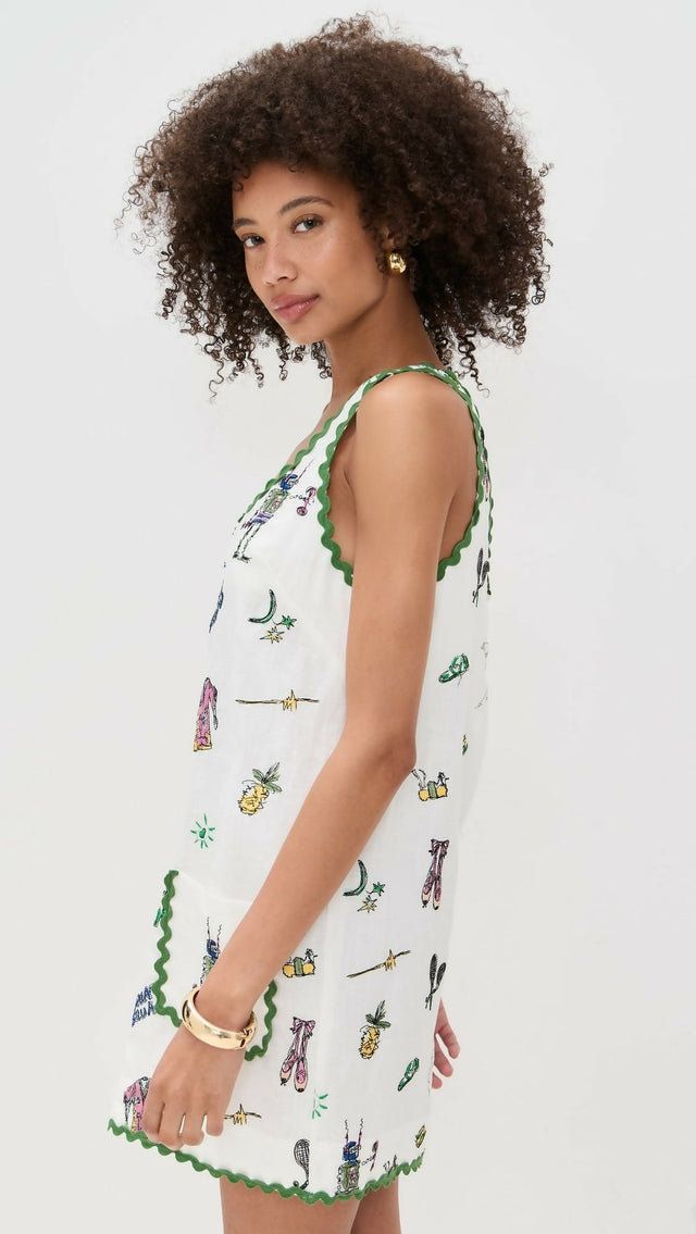 Alémais Play Embroidered Mini - 16 / White - Dresses