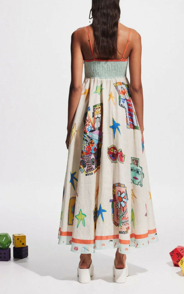 Alemais Players Sundress Print Size 14 16 - Dresses