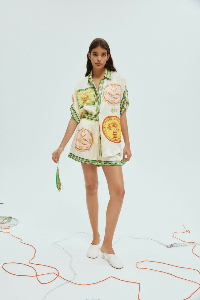 Alemais Porcelain Silk Set - Size 10/12 - Outfit Sets