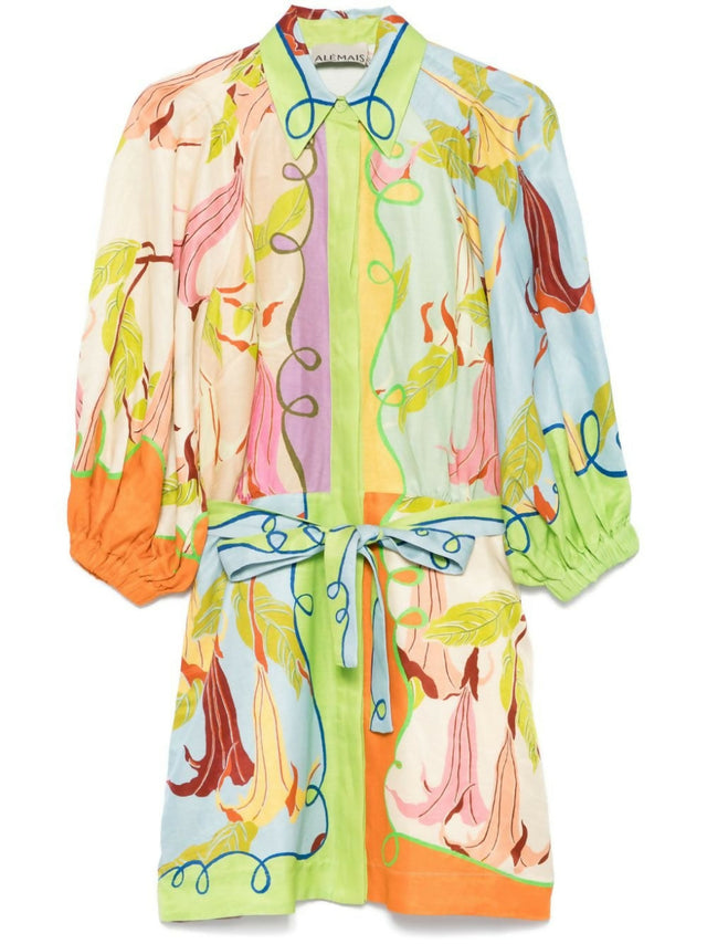 Alemais Rafaela Mini Dress Size 8 - 8 / Multi - Dresses