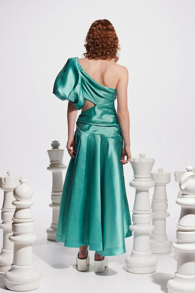 Alemais Regent Gown Jade Green Size 14 & 16 - Dresses