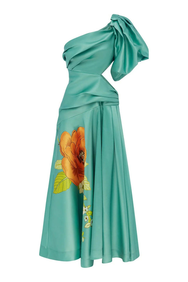 Alemais Regent Gown Jade Green Size 14 & 16 - Dresses