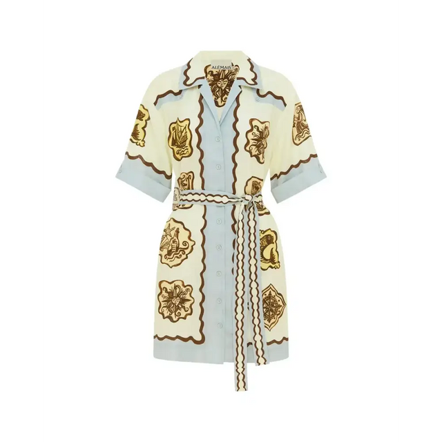 Alemais Relic Mini Dress Print Size AU 6 - 6 / Print - Dresses