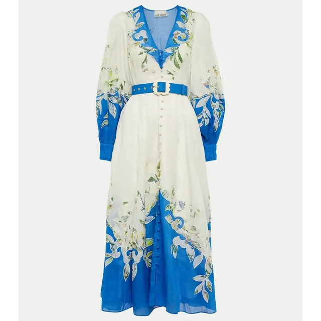 Alémais Rita Embroidered Midi - Dresses