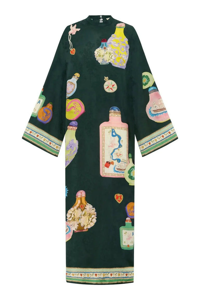 Alemais Royal Midi Dress 14 - 14 / Print - Dresses