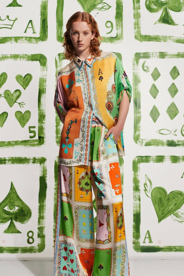 Alemais Rummy Silk Shirt and Pant Set - Outfit Sets
