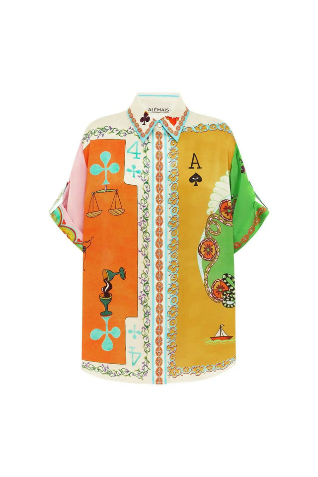 Alemais Rummy Silk Shirt and Pant Set - Outfit Sets
