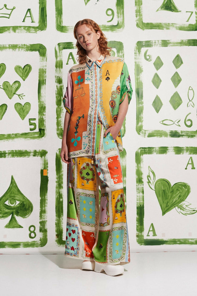 Alemais Rummy Silk Shirt and Pant Set - Outfit Sets