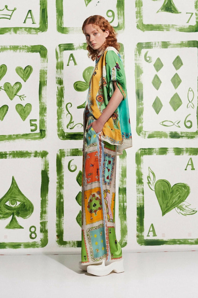 Alemais Rummy Silk Shirt and Pant Set - Outfit Sets