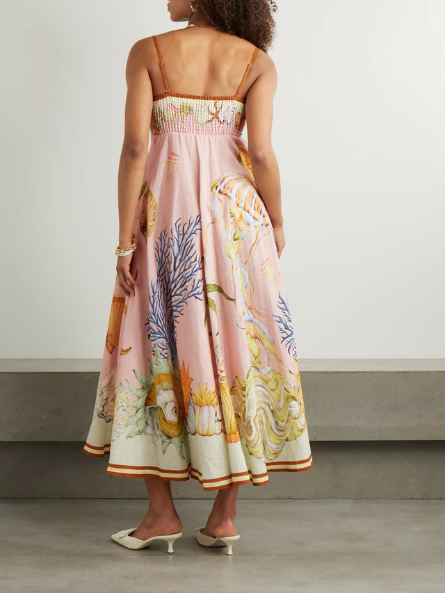 Alémais Sam Pauletto Nerieds Sundress - 16 / Pink - Dresses