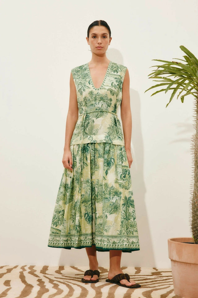 Alémais Sara Midi - 16 / Green - Dresses
