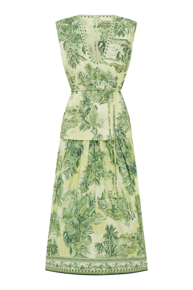 Alémais Sara Midi - 16 / Green - Dresses