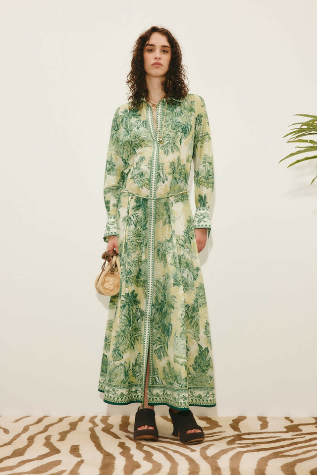 Alémais Sara Shirtdress - 16 / Green - Dresses