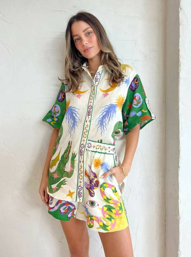 ALEMAIS - Alemais Seeker Shirt & Short Set