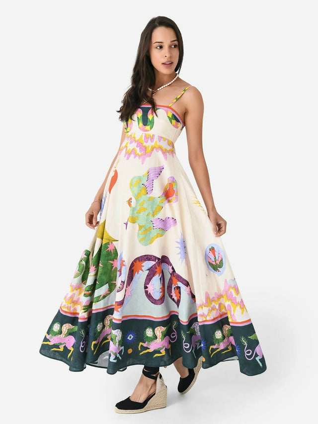 Alemais Seeker Sundress - 10 / Multi - Dresses