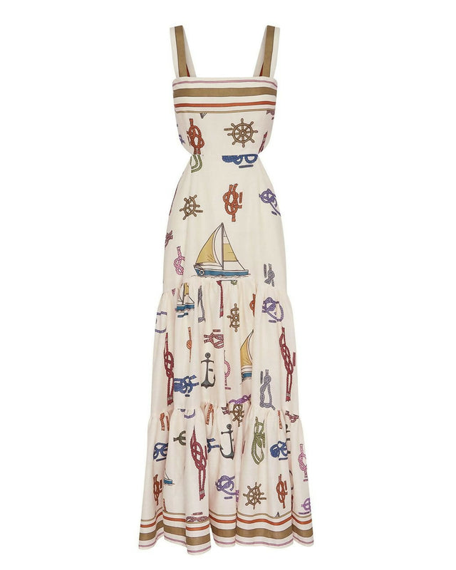 Alemais Ships Ahoy Sundress Print Size AU 12 - 12 / Print - Dresses
