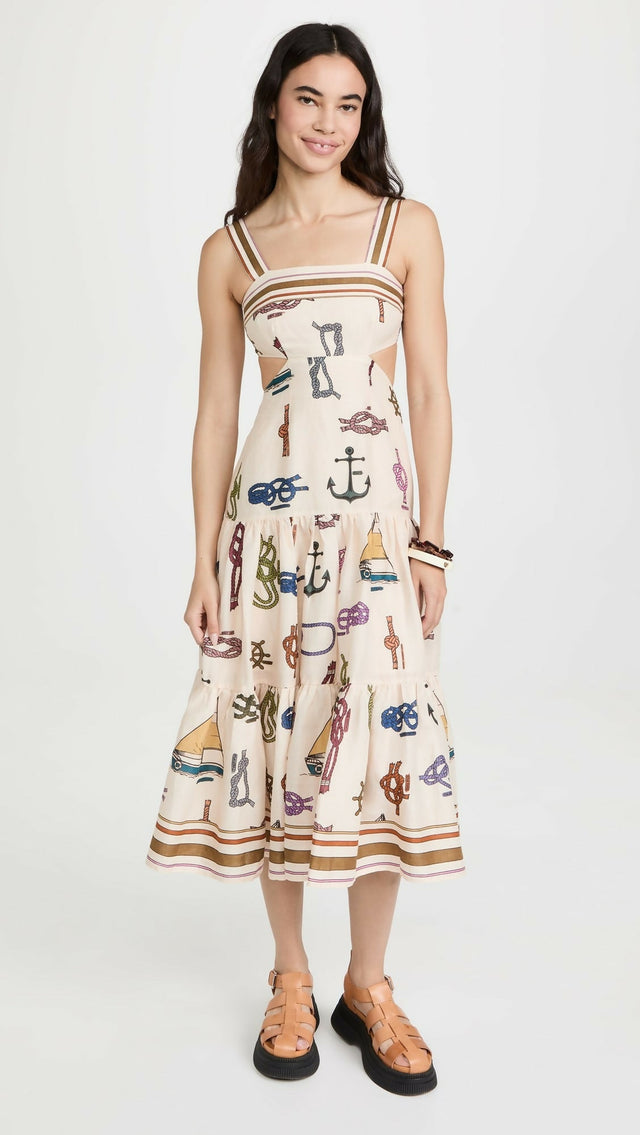 Alemais Ships Ahoy Sundress Print Size AU 12 - 12 / Print - Dresses