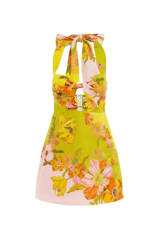Alemais Silas Mini Dress Size 10 - 10 / Yellow - Dresses