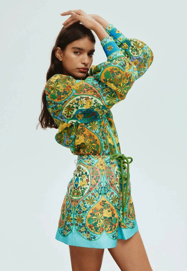 ALEMAIS - Alemais Sofie Blouse and Short Set