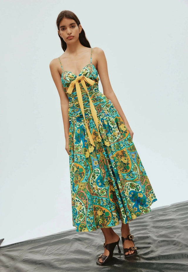 Alemais Sofie Midi Dress - 16 / Multi - Dresses