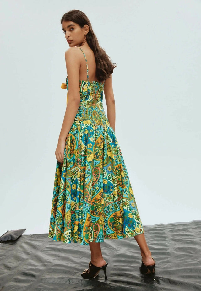 Alemais Sofie Midi Dress - 16 / Multi - Dresses