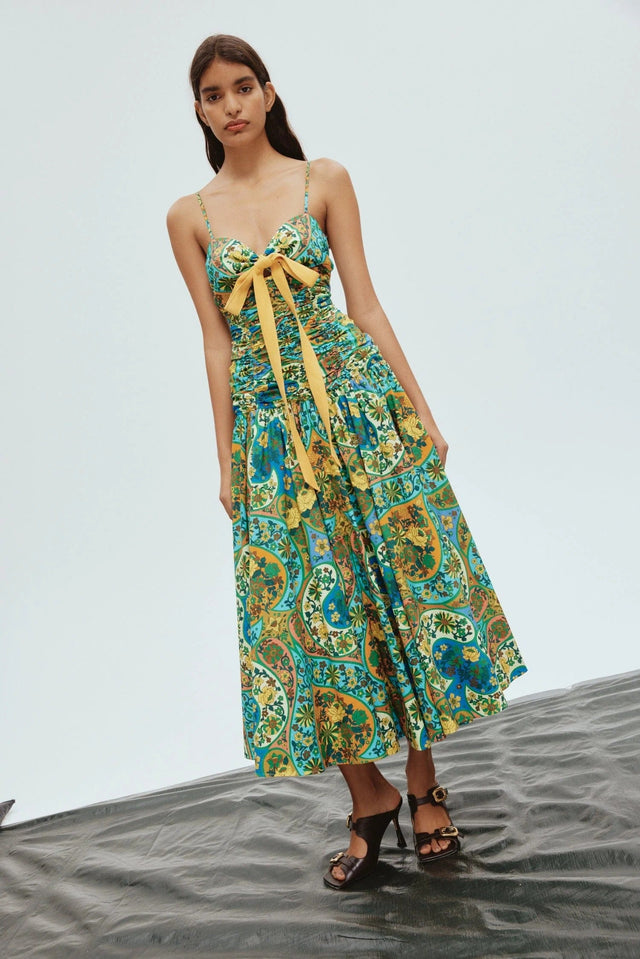 Alemais Sofie Midi Dress Multi Size 10 - 10 / Multi - Dresses
