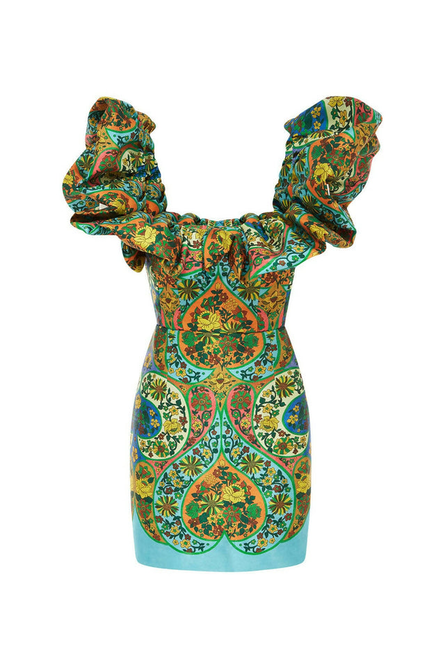 Alemais Sofie Off Shoulder Dress In Multi Size 12 - 12 / Multi - Dresses