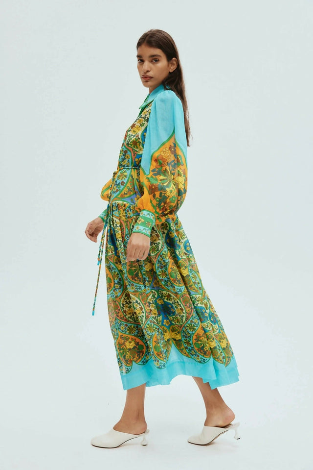 Alemais Sofie Shirtdress Multi Size 14 - 14 / Multi - Dresses