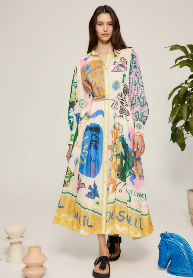 Alémais Soleil Shirtdress - Dresses