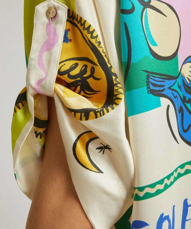 Alemais Soleil SIlk Shirt and Pant Set Print Size AU 14 - 14 / Print - Outfit Sets